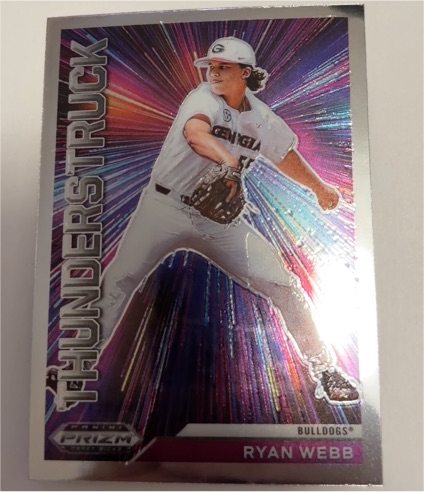 2021 Panini Prizm Draft Picks Thunderstruck #T-RW Ryan Webb — front