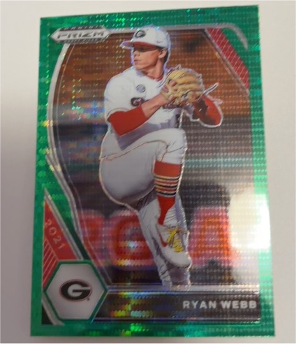 2021 Panini Prizm Draft Picks #PDP125 Ryan Webb — front