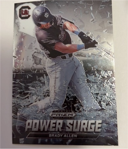 2021 Panini Prizm Draft Picks Power Surge #PS-BA Brady Allen — front