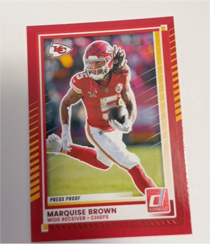 2025 Donruss #122 Marquise Brown — front