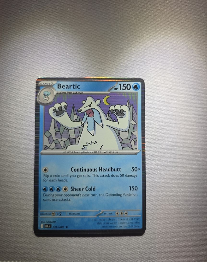 2023 Pokemon Scarlet & Violet Black Bolt #026 Beartic — front