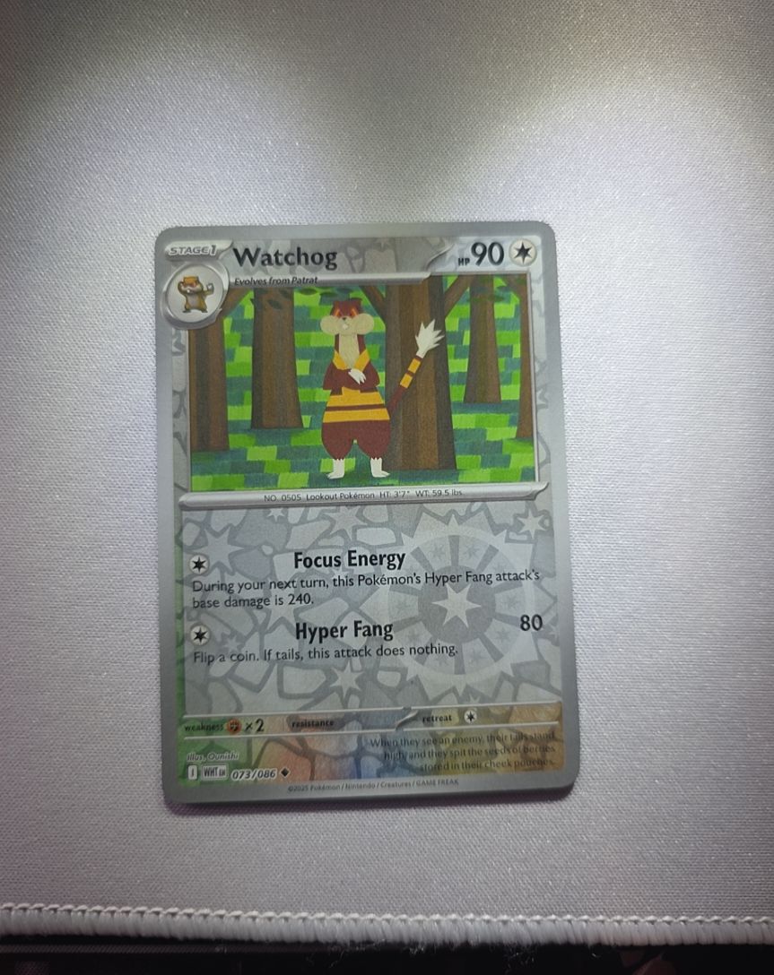 2025 Pokémon White Flare #073 Watchog — front