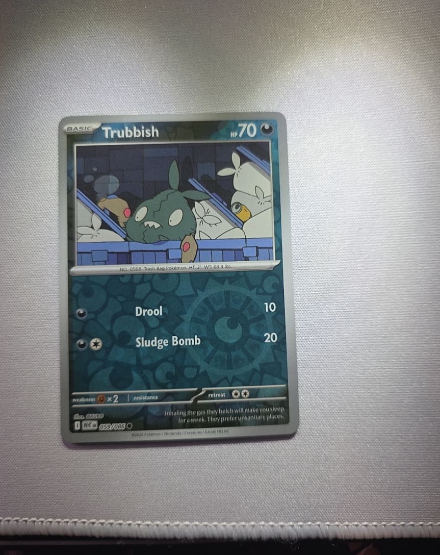 2025 Pokémon TCG White Flare #059 Trubbish — front
