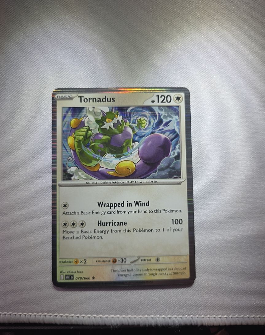 2025 Pokémon SV: White Flare #078 Tornadus — front