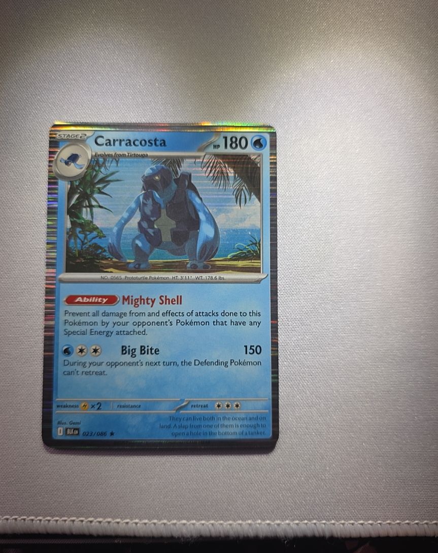 2023 Pokémon SV: Black Bolt #023 Carracosta — front