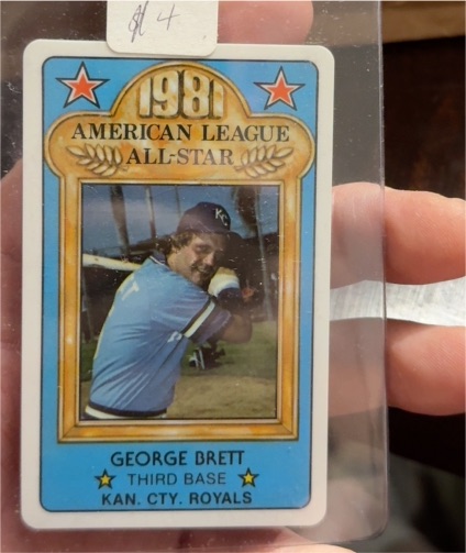 1981 Perma-Graphics #4 George Brett — front