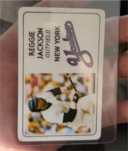 1981 Perma-Graphics #7 Reggie Jackson — front
