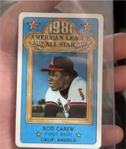 1981 Perma-Graphics All-Star #11 Rod Carew — front