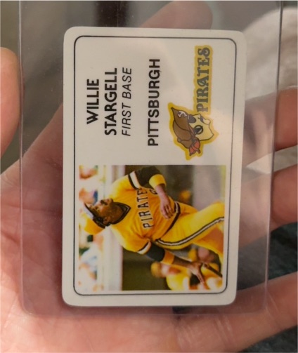 1981 Perma-Graphics #014 Willie Stargell — front