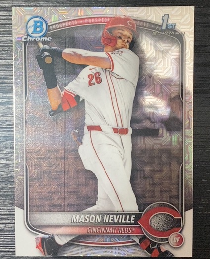 2025 Bowman Draft Chrome #BDC-109 Mason Neville — front