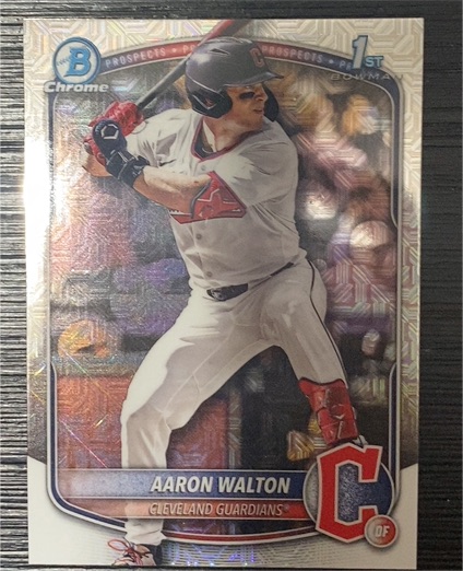 2025 Bowman Draft Chrome #BDC-134 Aaron Walton — front