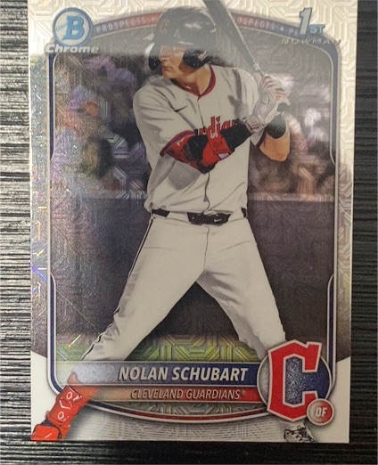 2025 Bowman Draft #BDC-192 Nolan Schubart Chrome — front
