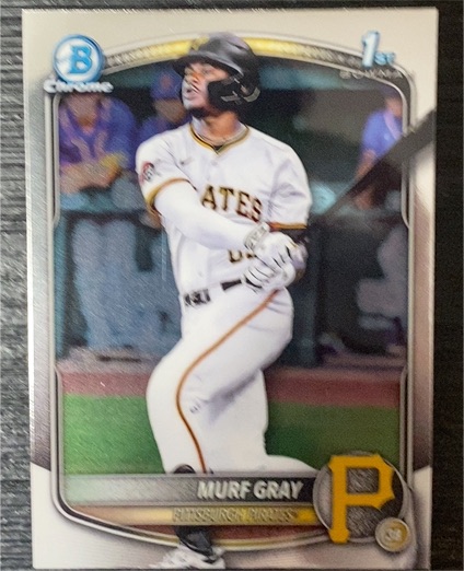 2025 Bowman Draft #BD-108 Murf Gray — front