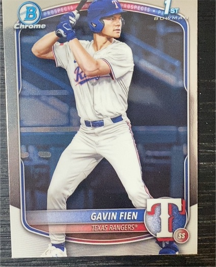 2025 Bowman Draft Chrome #BDC-15 Gavin Fien — front