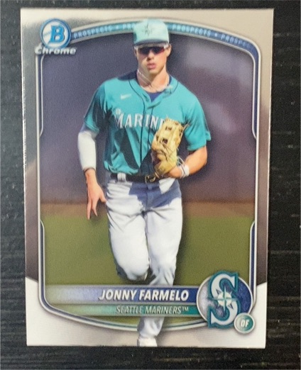 2025 Bowman Draft Chrome #BDC-163 Jonny Farmelo — front