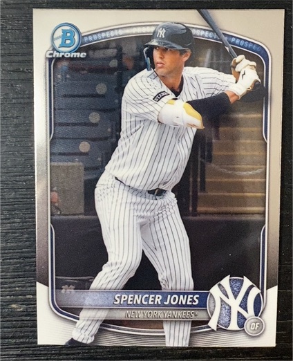 2025 Bowman Draft Chrome #BDC-9 Spencer Jones — front