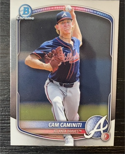 2025 Bowman Chrome Draft #BDC-122 Cam Caminiti — front