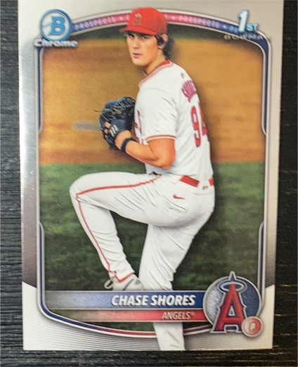 2025 Bowman Draft Chrome #BDC-142 Chase Shores — front