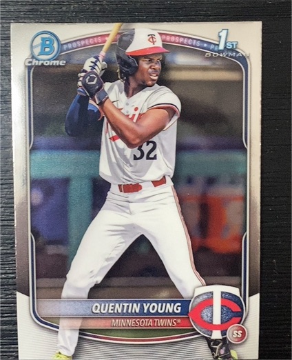 2025 Bowman Chrome Draft #BDC-92 Quentin Young — front