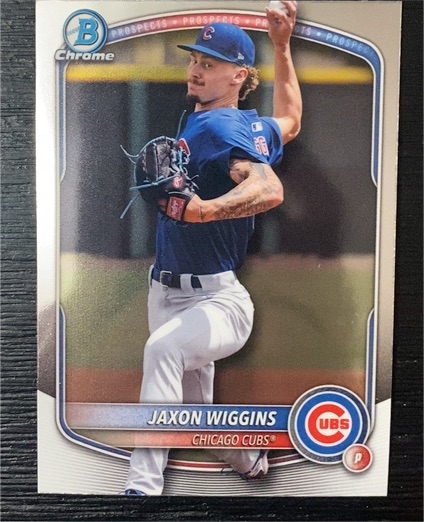 2025 Bowman Draft Chrome #BDC-173 Jaxon Wiggins — front