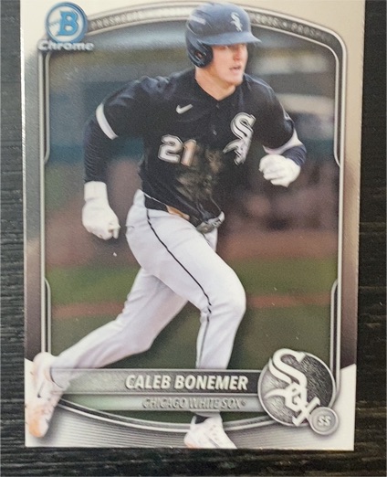 2025 Bowman Draft Chrome #BDC-184 Caleb Bonemer — front