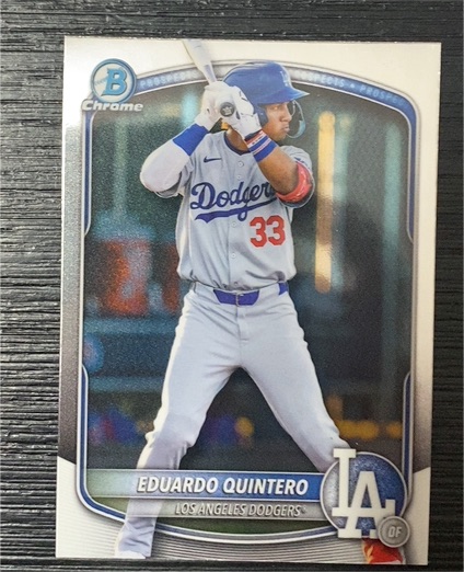 2025 Bowman Draft Chrome #BDC-111 Eduardo Quintero — front