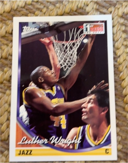 1993-94 Topps #244 Luther Wright — front