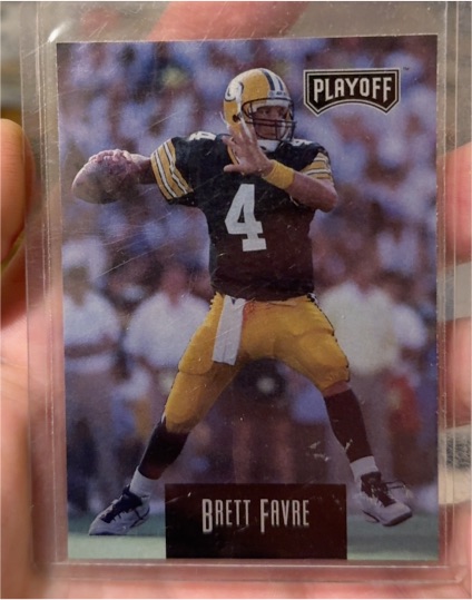 1993 Playoff # Brett Favre — front