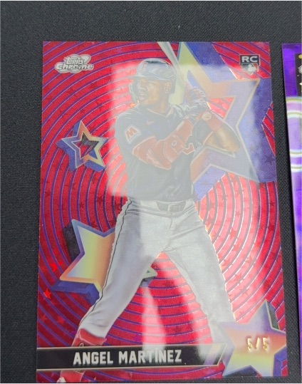 2025 Topps Chrome Cosmic #SF-79 Angel Martinez — front