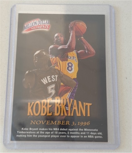 1997-98 Fleer Million Dollar Moments Contest #31 Kobe Bryant — front