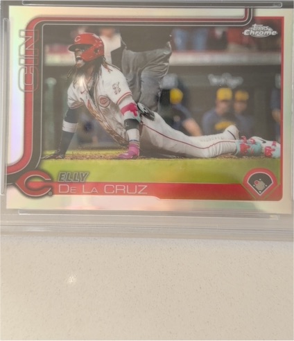 2025 Topps Chrome #174 Elly De La Cruz — front