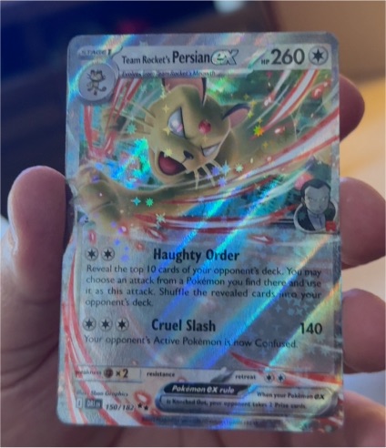 2022 Pokémon SV10 #150 Team Rocket's Persian ex — front