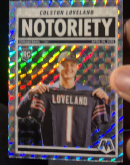2025 Panini Mosaic Notoriety #24 Colston Loveland — front