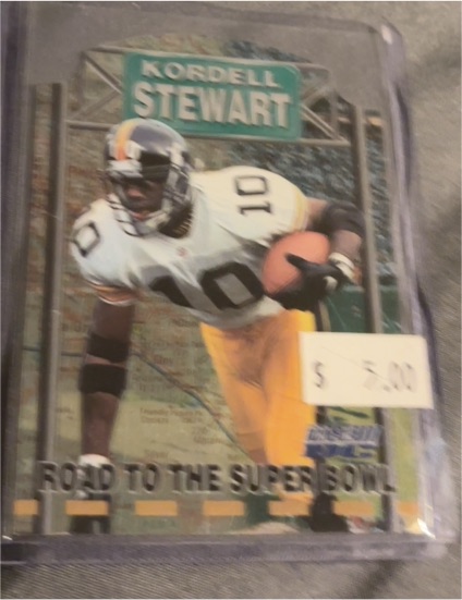 1996 Upper Deck Road to the Super Bowl #RS-10 Kordell Stewart — front