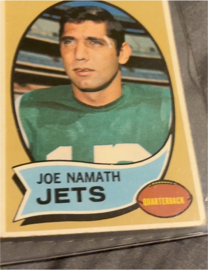 1970 Topps #150 Joe Namath — front