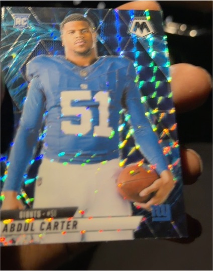 2025 Panini Mosaic #282 Abdul Carter — front
