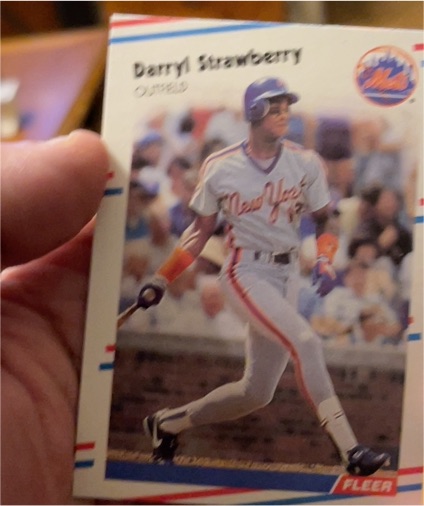 1988 Fleer #151 Darryl Strawberry — front