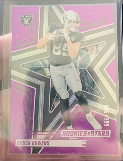 2025 Panini Rookies & Stars #89 Brock Bowers Purple — front