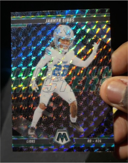 2025 Panini Mosaic Touchdown Masters #6 Jahmyr Gibbs — front