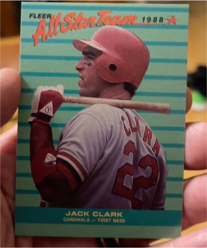 1988 Fleer All-Star Team #11 Jack Clark — front
