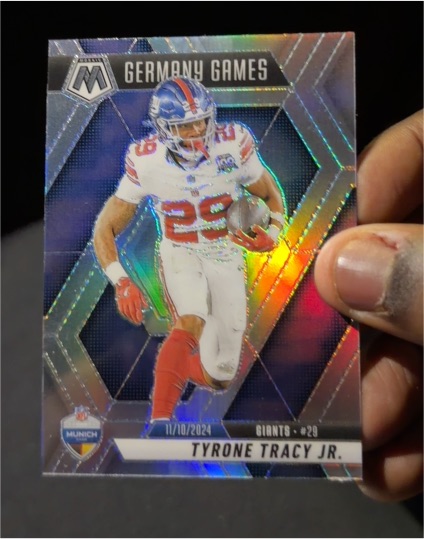 2025 Panini Mosaic #259 Tyrone Tracy Jr. Germany Games — front