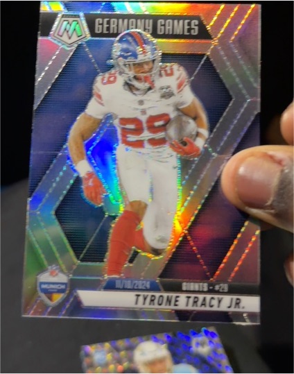 2025 Panini Mosaic #259 Tyrone Tracy Jr. Germany Games — front
