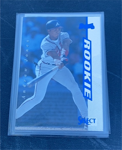 1997 Select Registered Gold #101 Andruw Jones Rookie — front