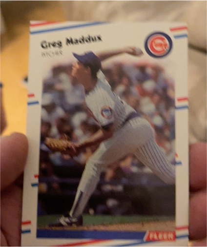 1988 Fleer #423 Greg Maddux — front