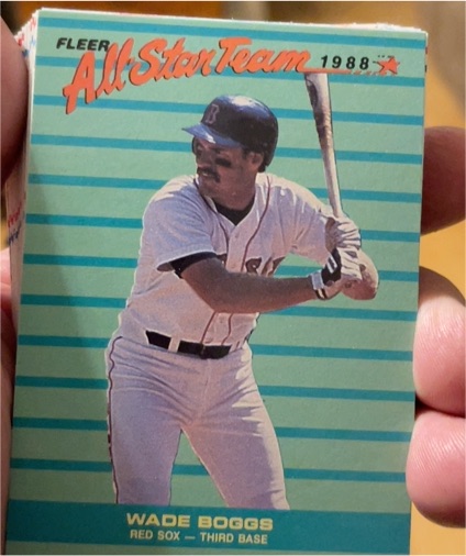 1988 Fleer All Star Team #8 Wade Boggs — front