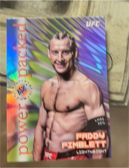 2025 Topps Stadium Club UFC #PD-17 Paddy Pimblett Power Packed — front