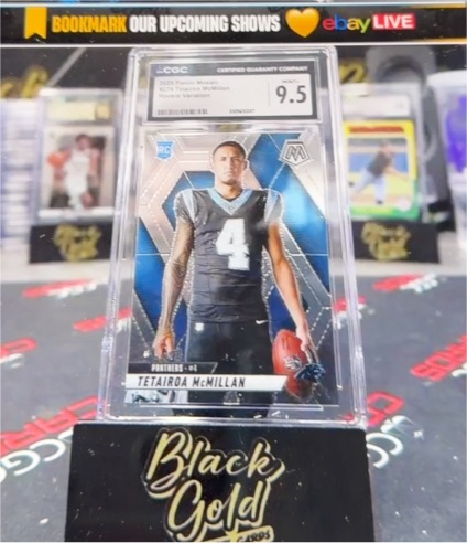 2025 Panini Mosaic #274 Tetairoa McMillan Rookie Variation — front