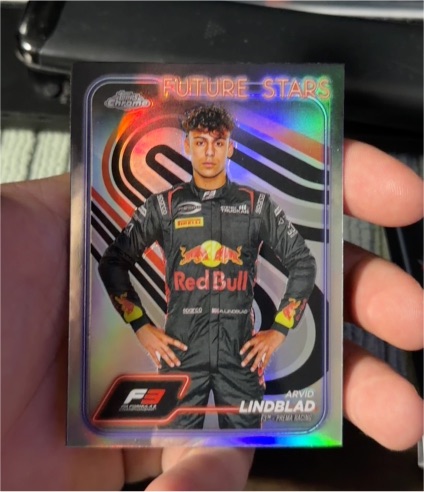 2024 Topps Chrome Formula 1 #45 Arvid Lindblad — front