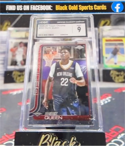 2025-26 Topps Chrome #263 Derik Queen — front
