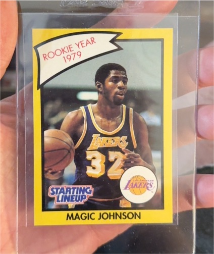 1990 Kenner Starting Lineup #Rookie Year 1979 Magic Johnson — front